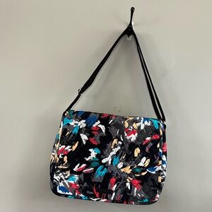 Vera Bradley Messenger Bag Blue Black Red‎ Multi